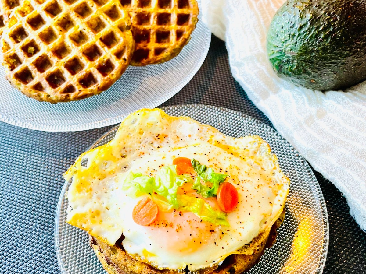 Gluten Free Avocado&nbsp;Waffles